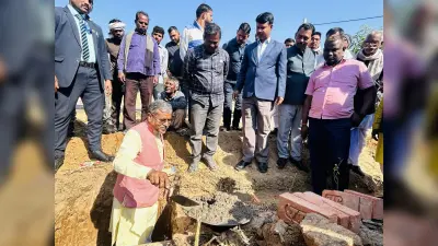 Giridih News: धनवार विधायक ने रखी मांझीथान की आधारशिला