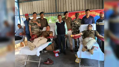 29 पुलिसकर्मियों ने किया रक्तदान