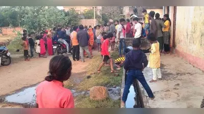 एक साल की बच्ची नाली में गिरी, डूबने से मौत