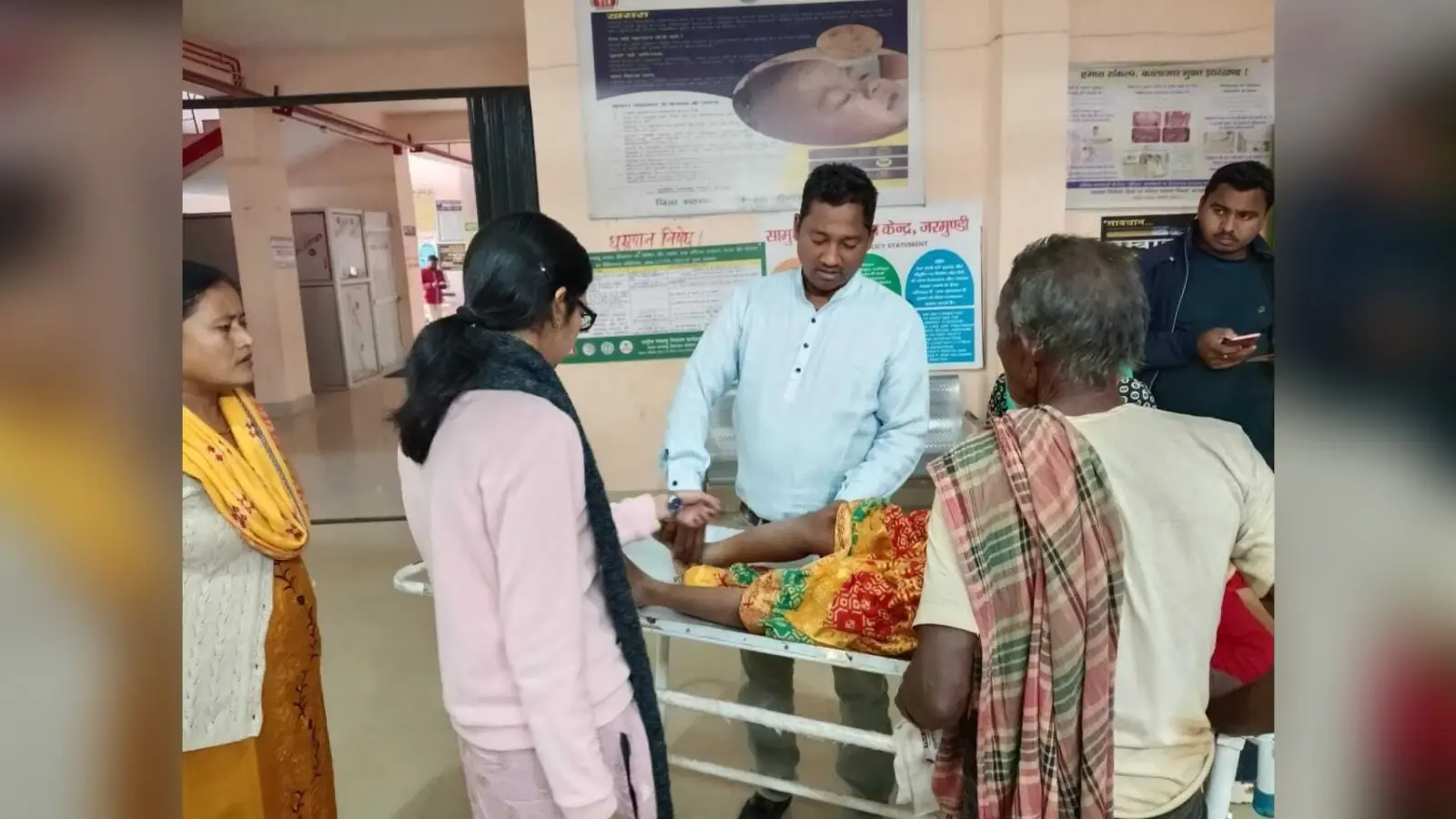 Accident : बाइक के धक्के से राहगीर महिला घायल, रेफर