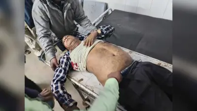 Accident : चारपहिया वाहन के धक्के से बाइक सवार जख्मी, भर्ती