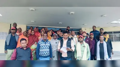 बेघर होने के डर से सीओ से गुहार लगाने पहुंचे दर्जनों परिवार
