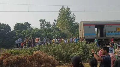 Madhubani News. बोगी से अलग हुई गरीब रथ का इंजन, मची अफरा तफरी