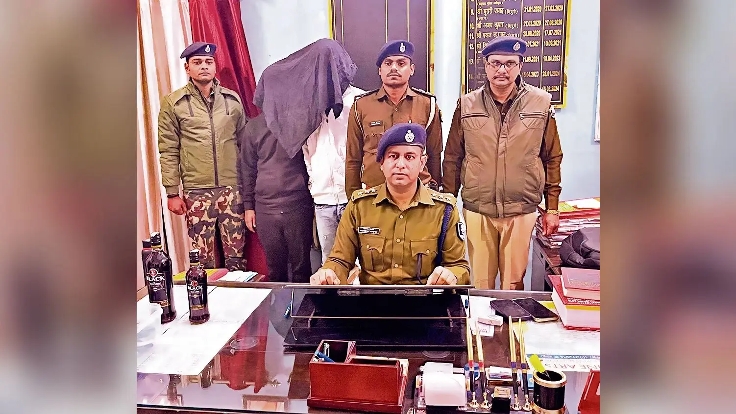 जगदेव नगर से अपराध की योजना बना रहे दो बदमाश हथियार के साथ गिरफ्तार