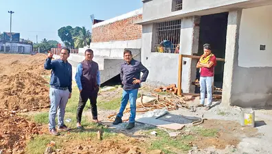 Jamshedpur News : बारीडीह में रिवर फ्रंट का काम शुरू, डीएमसी ने किया निरीक्षण