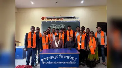 रामचंद्र विद्यापीठ पारा मेडिकल कॉलेज के शत प्रतिशत ड्रेसर के छात्र हुए सफल
