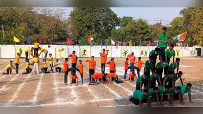 वार्षिक खेल दिवस पर बच्चों ने किया अपनी प्रतिभा का प्रदर्शन