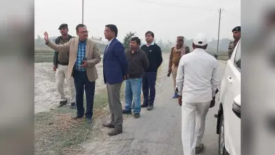 औद्योगिक डेवलपमेंट क्षेत्र को लेकर डीएम ने किया निरीक्षण