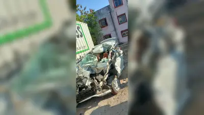नामकुम के पास ट्रक से टक्कर होने पर टेल्को के युवक की मौत,चार जख्मी