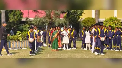 न्यू होली गैंगेज पब्लिक स्कूल में वार्षिक खेलकूद का आयोजन, बच्चे हुए पुरस्कृत