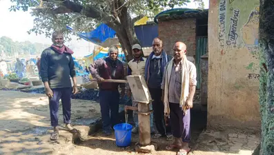 चार महीनों से खराब चापाकल की हुई मरम्मत