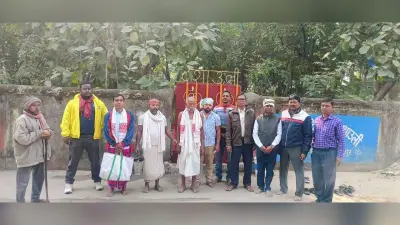 Jamshedpur News. मानगो उलीडीह की चहारदीवारी के गेट का उद्घाटन