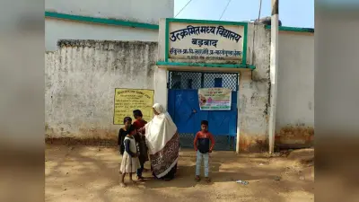 मारगोमुंडा में बच्चों को पिलायी गयी पोलियो ड्रॉप्स