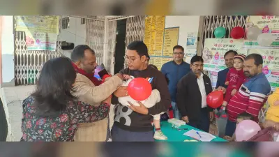 Deoghar News : जसीडीह में बूथों पर पिलायी गयी पोलियो की खुराक