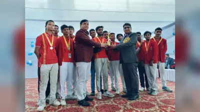 खेलकूद प्रतियोगिता संपन्न, छात्रों में दिखा जोश
