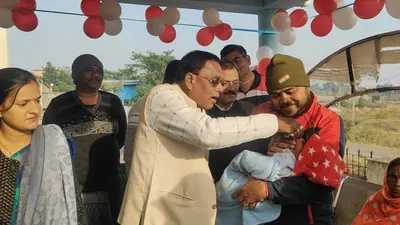Giridih News :विधायक ने खुराक पिलाकर की अभियान की शुरुआत की