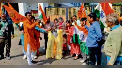 बांग्लादेश में हिंदुओं पर हमले का बंगाल में जबरदस्त विरोध