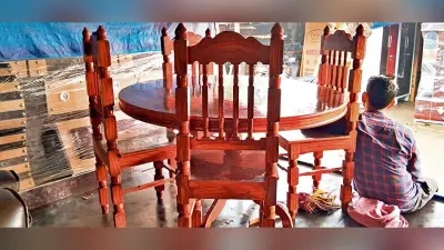 Sonpur Fair : लकड़ी और बांस से बना सामान लोगों को आ रहा पसंद