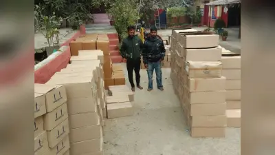 Darbhanga News: यूपी नंबर की ट्रक से तीन हजार लीटर विदेशी शराब बरामद, दो तस्कर गिरफ्तार