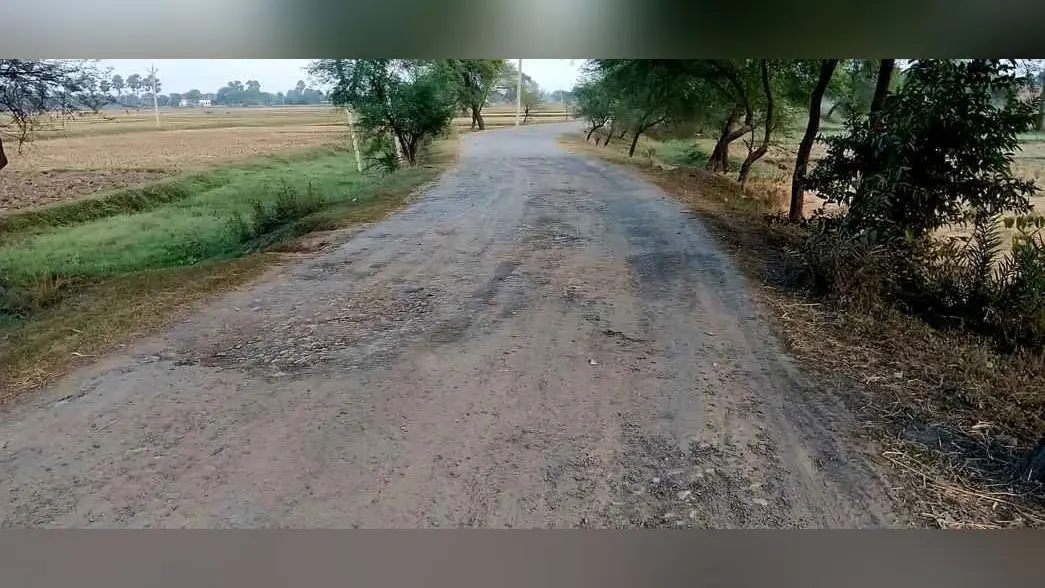 प्रशासनिक उदासीनता का दंश झेल रहा जर्जर सड़क