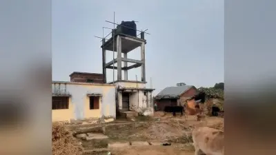 लहोरिया गांव के वार्ड नंबर 10 में बनाये गये वॉटर टावर से पेयजलापूर्ति है बाधित