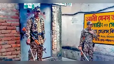बर्दवान में टेलर के घर पर इडी का अभियान