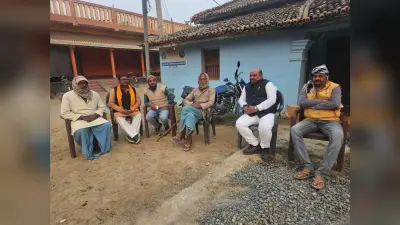 भाजपा नेता ने किया क्षेत्र भ्रमण, सुनी लोगों की समस्याएं