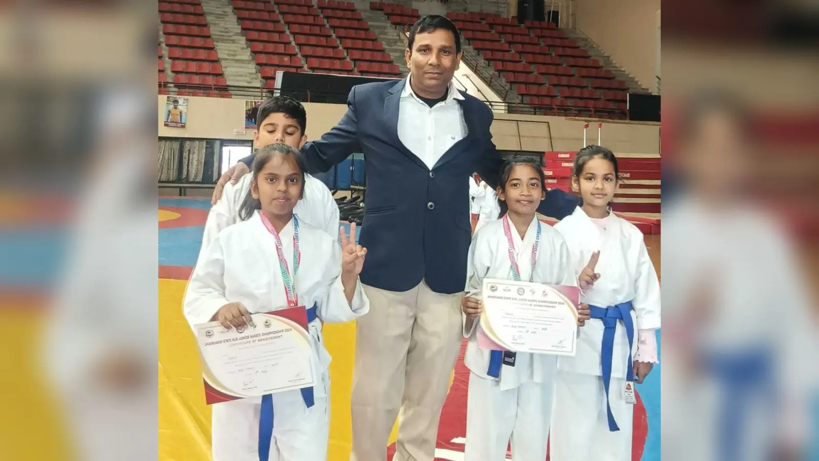 Karate : प्राची, अवनिका, दृष्टि, रिद्धिपता ने जीते गोल्ड