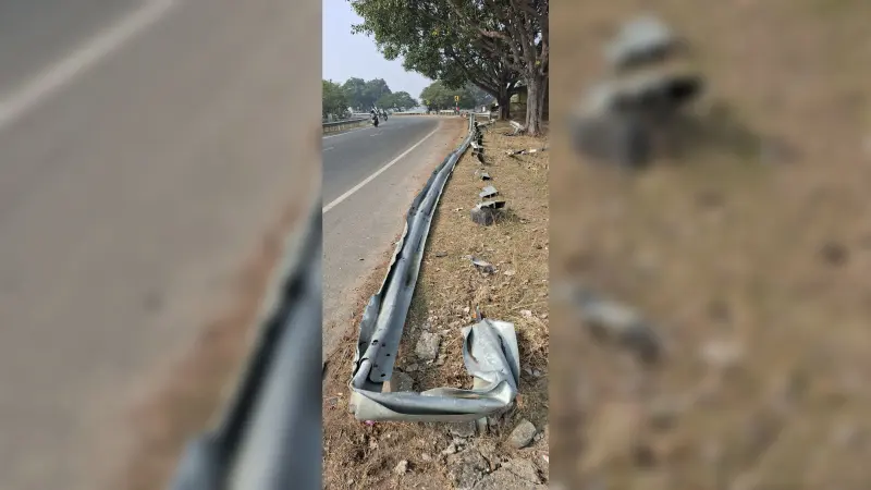 Giridih News: धुमावदार मोड़ के पास स्पीड ब्रेकर बनवाने की मांग