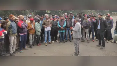 East Singbhum News : 10 दिनों में ठेका मजदूरों को मिलेगा काम, प्रबंधन ने दिया आश्वासन