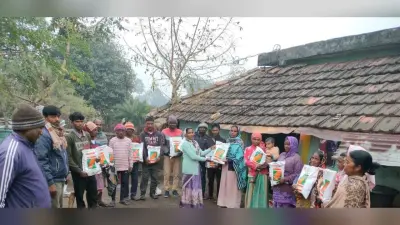 किसानों के बीच उन्नत बीज का वितरण