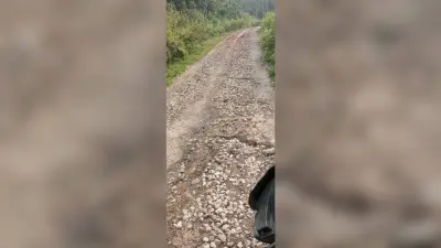 अड़की के हेसापीड़ी तोड़ाग से बंदाबेड़ा लेबेद तक सड़क जर्जर