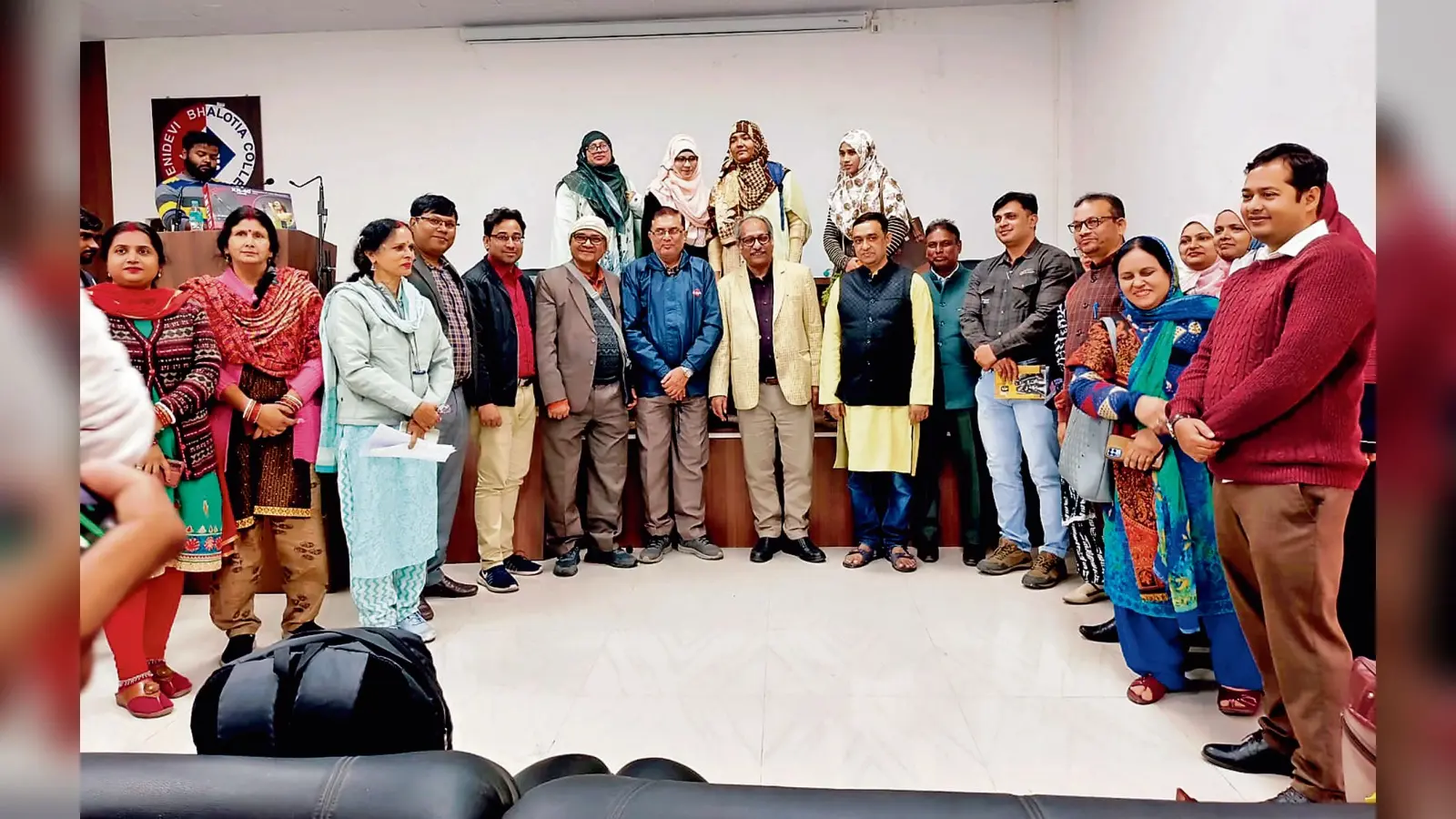 टीडीबी कॉलेज में हिंदी-उर्दू की साझी विरासत पर विशेष व्याख्यान