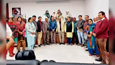टीडीबी कॉलेज में हिंदी-उर्दू की साझी विरासत पर विशेष व्याख्यान