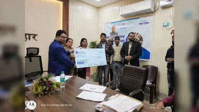 बिहार लघु उद्यमी योजना के लाभुकों को द्वितीय किश्त का मिला चेक