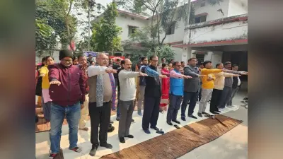 फिट इंडिया कार्यक्रम के तहत योग व मेडिटेशन कार्यक्रम का हुआ आयोजन