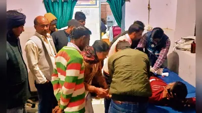 Chhapra News : अज्ञात वाहन की चपेट में आने से दो युवक घायल