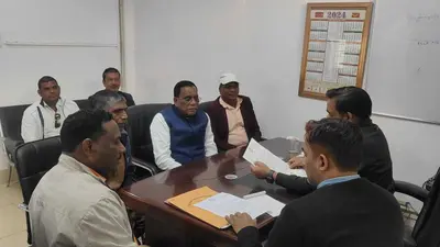 Giridih News :मुख्य डाक महाअधीक्षक से मिले विधायक नागेंद्र महतो