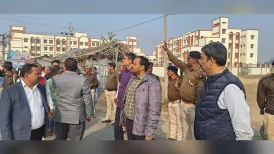 निर्माणाधीन अन्य पिछड़ा वर्ग कन्या आवासीय प्लस टू उच्च विद्यालय का डीएम ने किया निरीक्षण, कार्य में तेजी लाने का दिया निर्देश