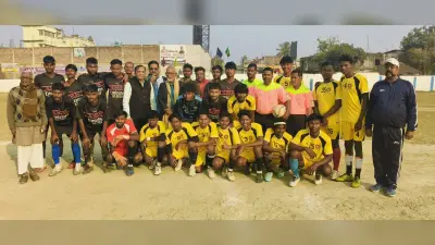 मुंशी बारी संघर्ष फुटबॉल टीम ने नेपाल को हराया