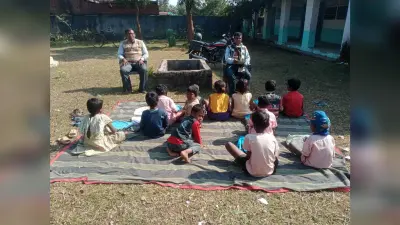 संकुल साधन सेवी ने विद्यालय का लिया जायजा