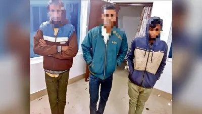 hajipur news. अपराध की साजिश रचने के लिए जुटे तीन बदमाश गिरफ्तार, दो फरार