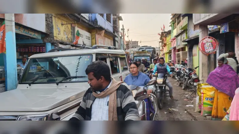 Giridih News: माल्डा बाजार में हर रोज लगनेवाले जाम से परेशान हैं लोग