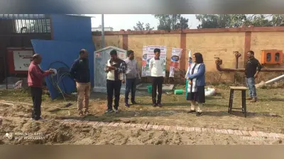 खेल कॉम्प्लेक्स निर्माण कार्य का डीडीसी ने लिया जायजा