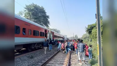 कटिहार इंटरसिटी में ब्रेक बाइंडिंग से मची अफरातफरी