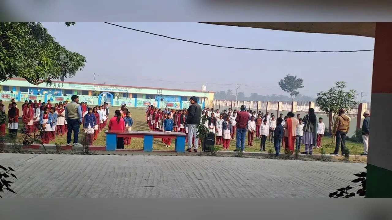 नशा मुक्ति कार्यक्रम का आयोजित, स्कूली बच्चों को किया गया जागरूक