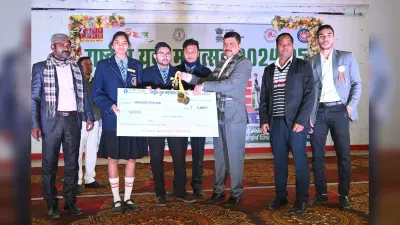 राष्ट्रीय युवा महोत्सव के जिलास्तरीय प्रतियोगिता में विद्यार्थियों ने दिखायी प्रतिभा