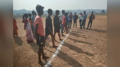 खेलकूद स्पर्धा में 180 बालक-बालिकाओं ने लिया भाग