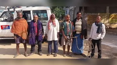 पांच वारंटी भेजे गये जेल
