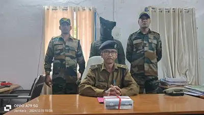 सहना में साइबर अपराध करते कांशीटांड़ का घनश्याम मंडल गिरफ्तार